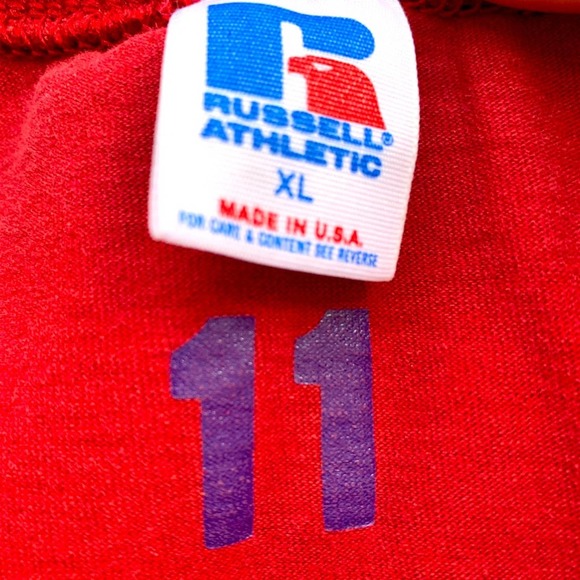 VINTAGE WASHINGTON STATE COUGARS TEAM ISSUED WORN RUSSELL ATHLETIC DREW BLEDSOE - Picture 5 of 5